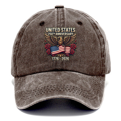 Eagle Flag Roses 250Th Classic Cap – Brown