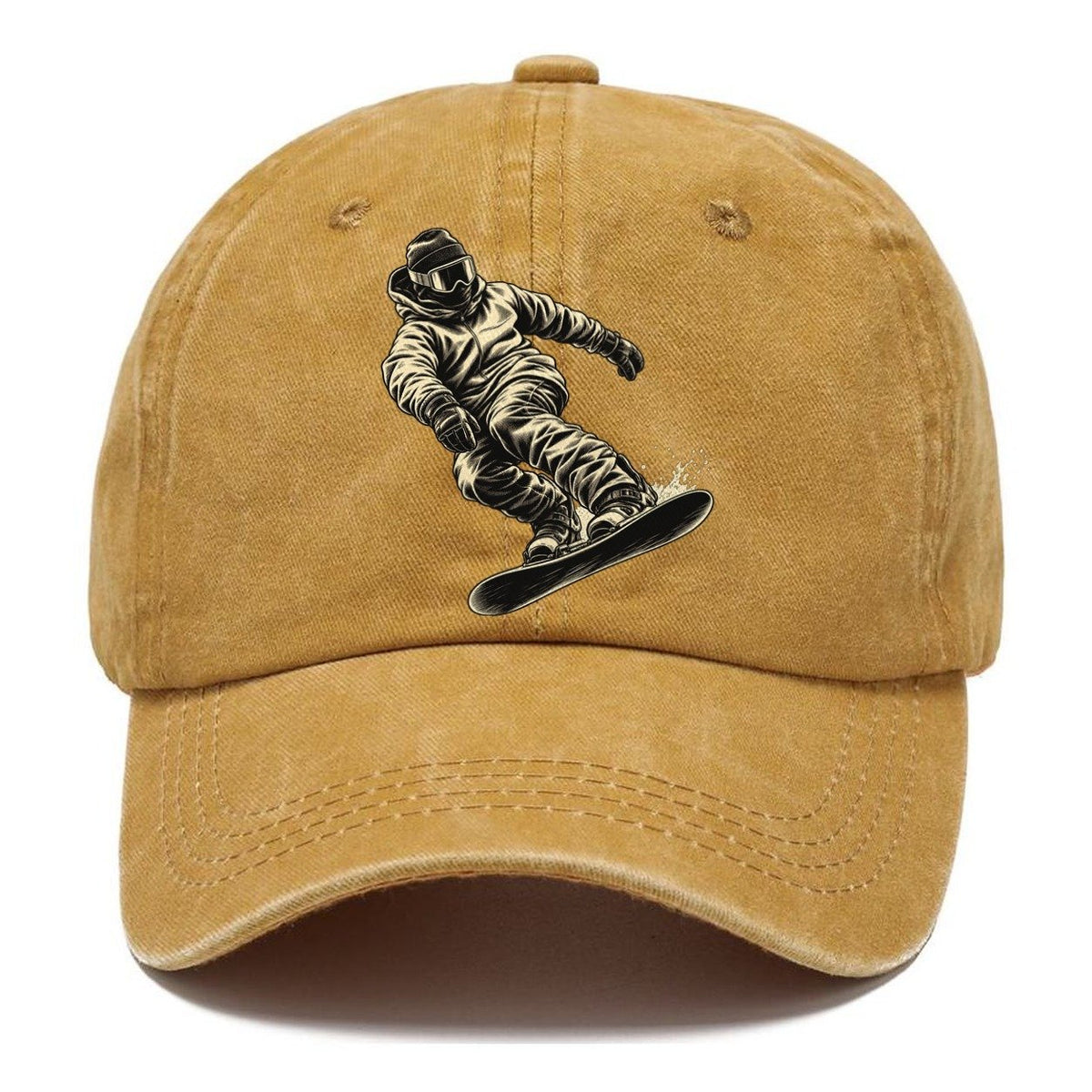 Snowboarder Heel Edge Carve Global Sports Ink Figures Classic Cap – Golden Harvest