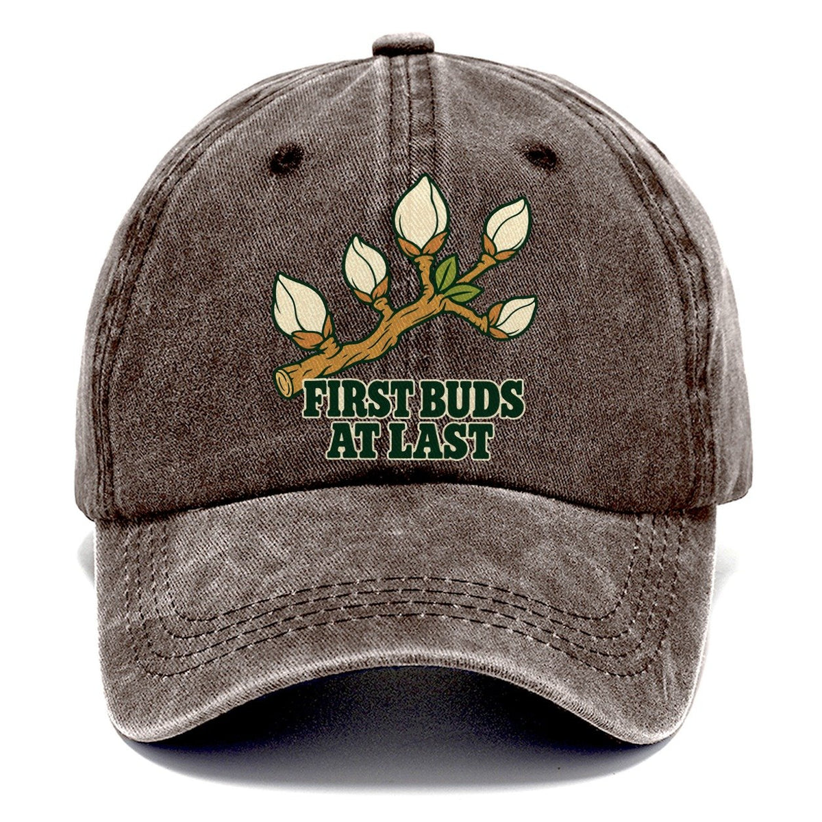 First Buds At Last Bonsai Classic Cap – Brown