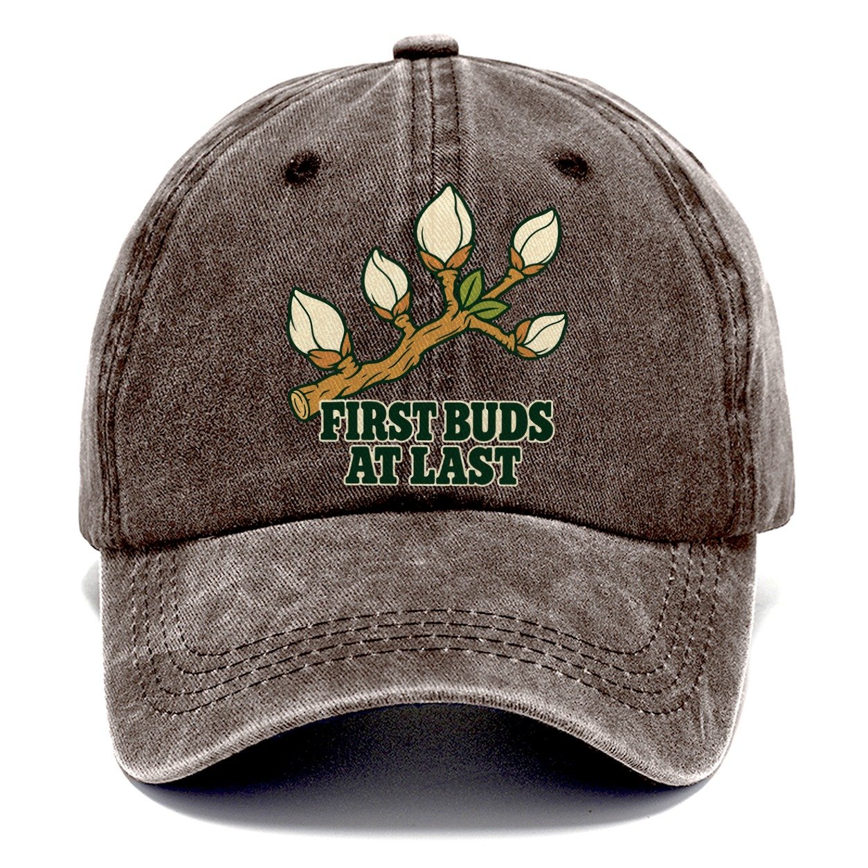 First Buds At Last Bonsai Classic Cap – Brown