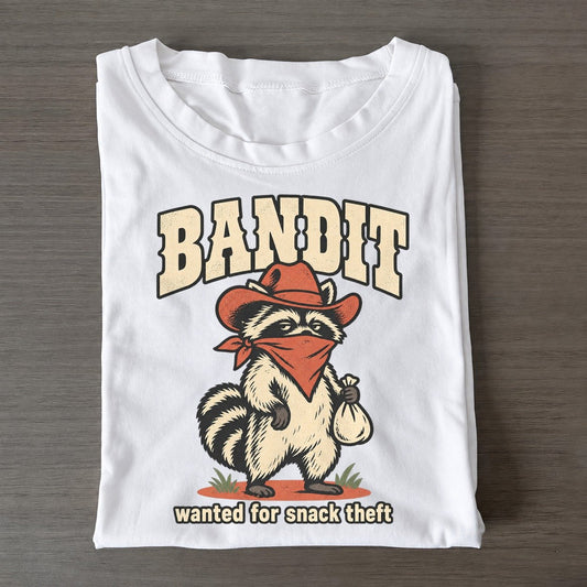 Bandit Cowboy Critters Classic T-shirt – White