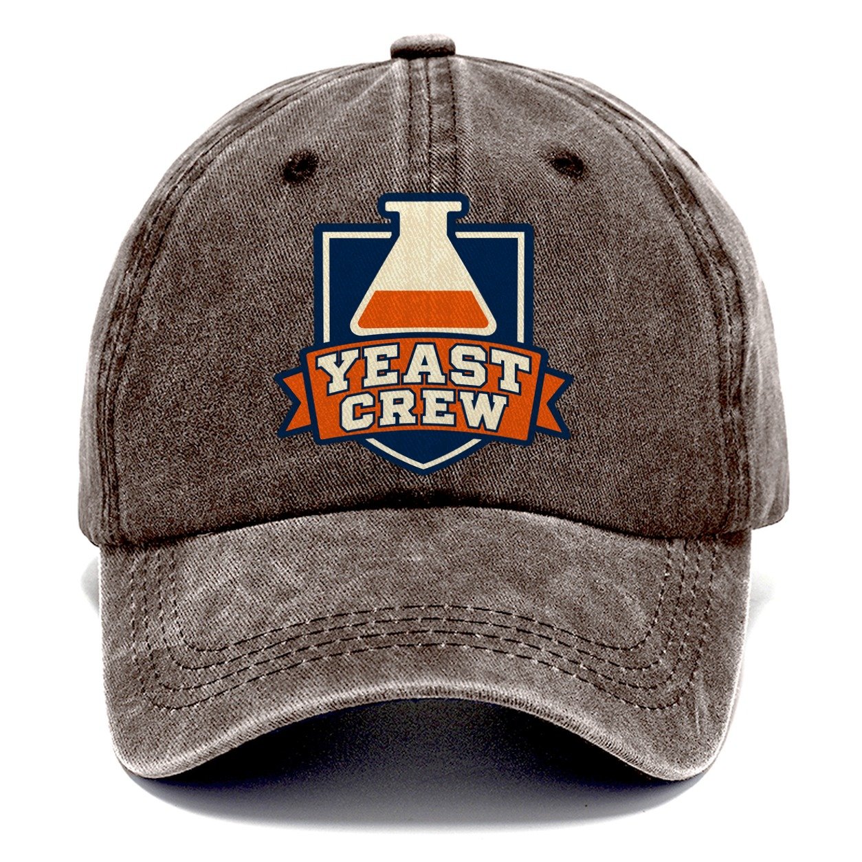 Yeast Crew Flask Classic Cap – Brown