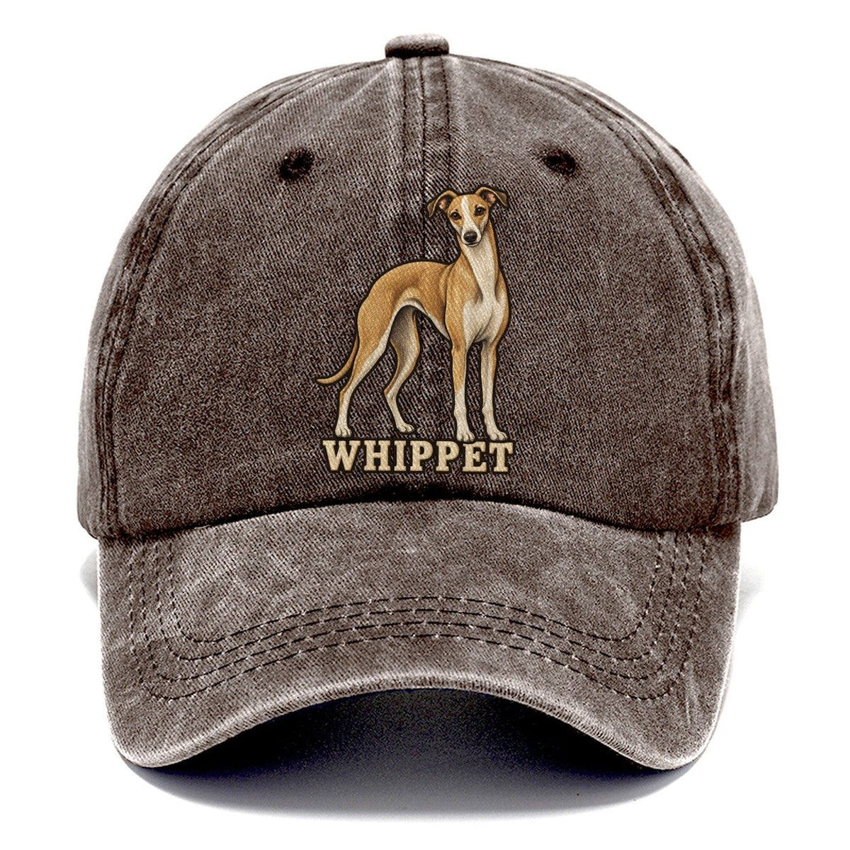 Whippet Name Line Fan Favorites Classic Cap – Brown