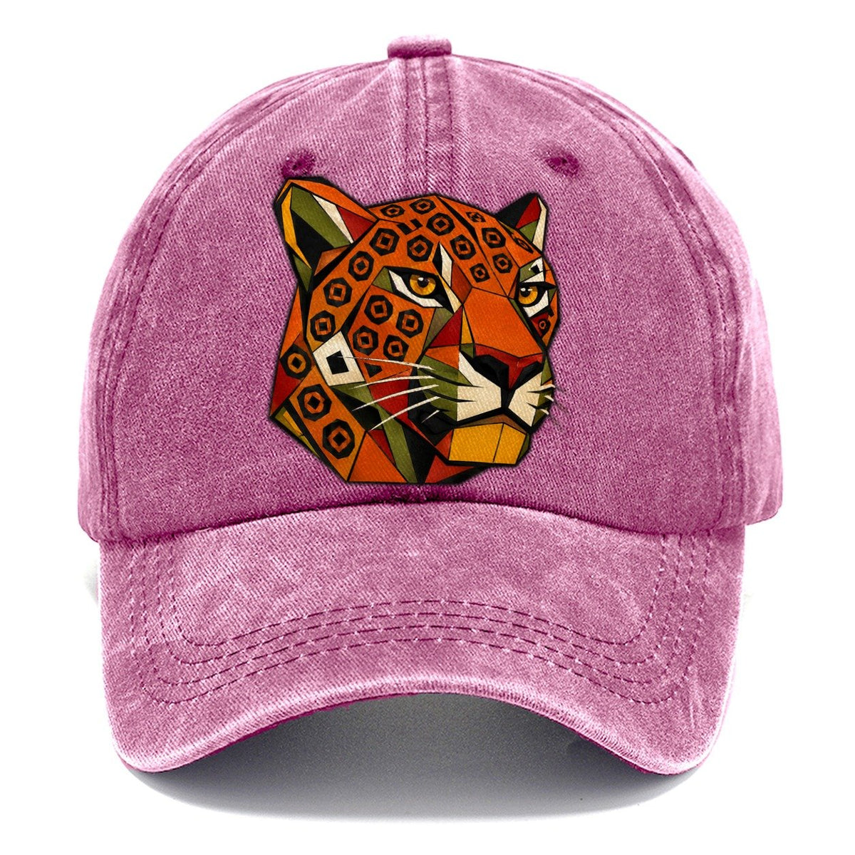 Jaguar Face Spotted Classic Cap – Dusty Rose