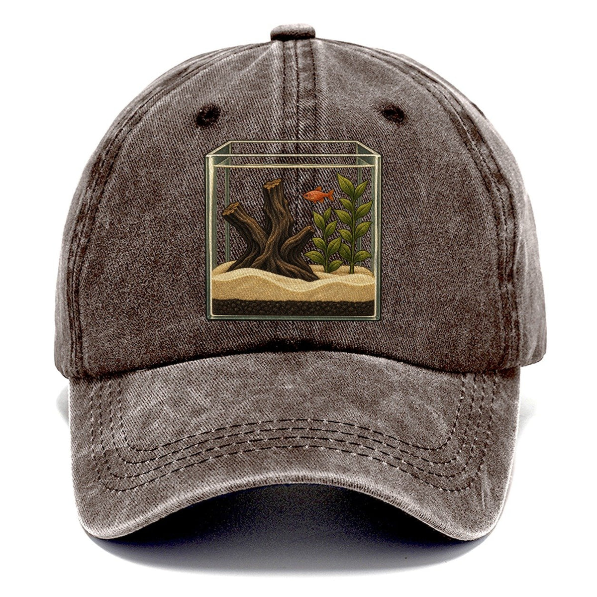 Planted Cube Tank Aquarium Keeping Classic Cap – Brown