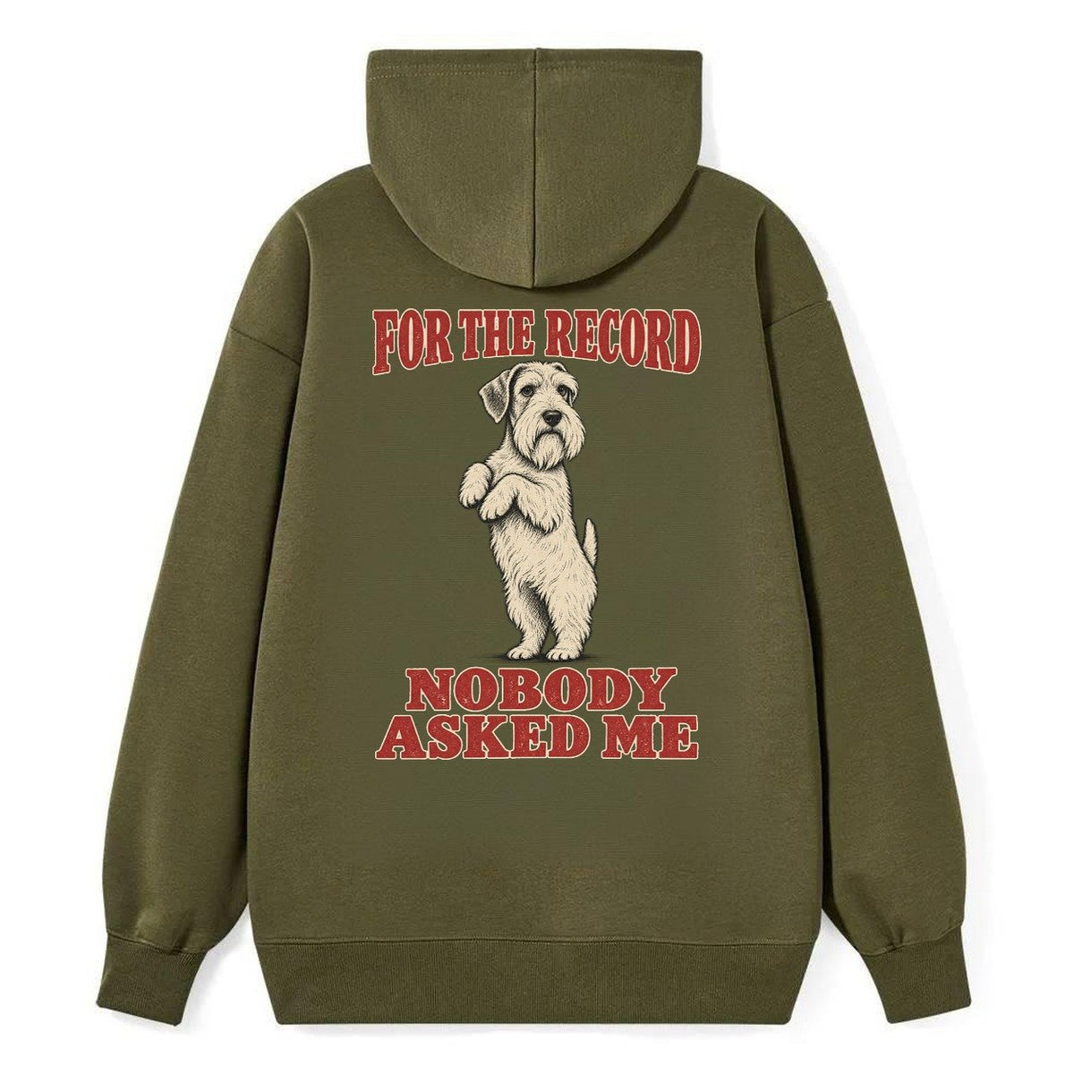 Sealyham Terrier Dog Declarations Classic Pullover Hoodie – Armygreen