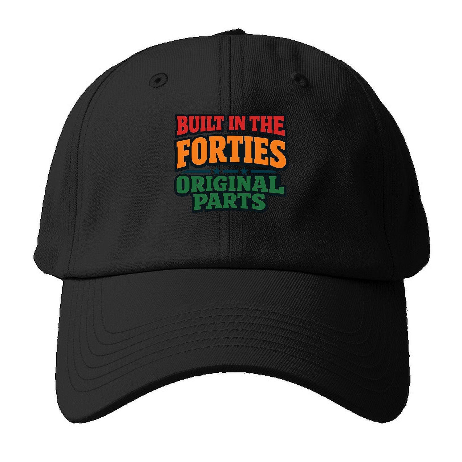 Built In The Forties Original Parts Baseball Cap – Black