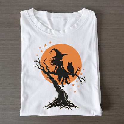 Branch Witch Full Moon Classic T-shirt – White