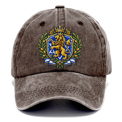 Israel Heraldic Crest Country Logos Classic Cap – Brown