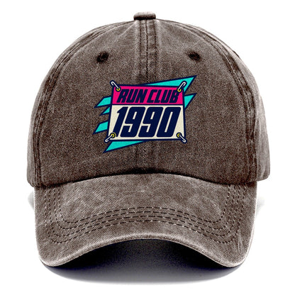 Race Bib 1990 Run Club 90S Running Clubs Classic Cap – Brown
