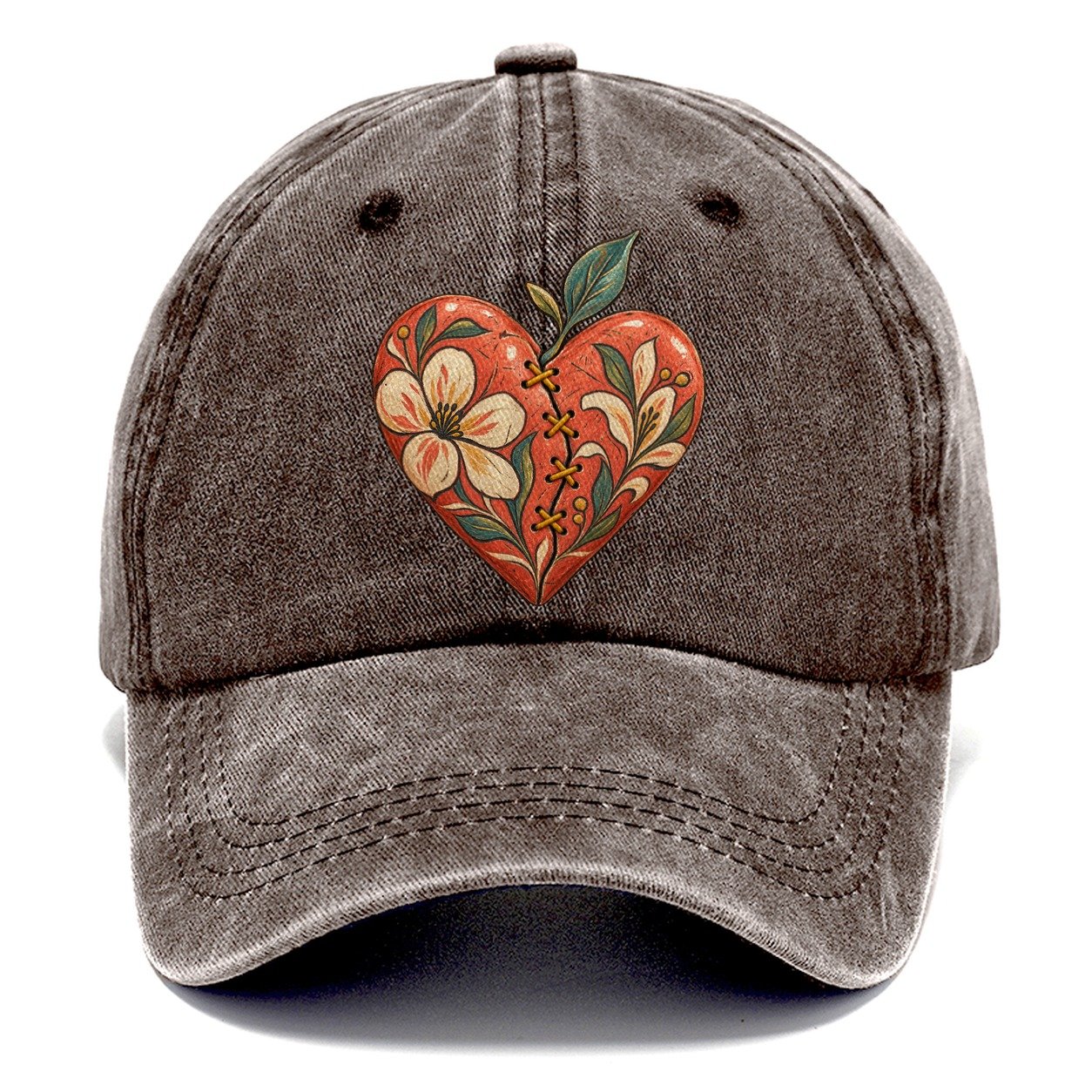 Mended Heart Golden Thread Gentle Wild Classic Cap – Brown