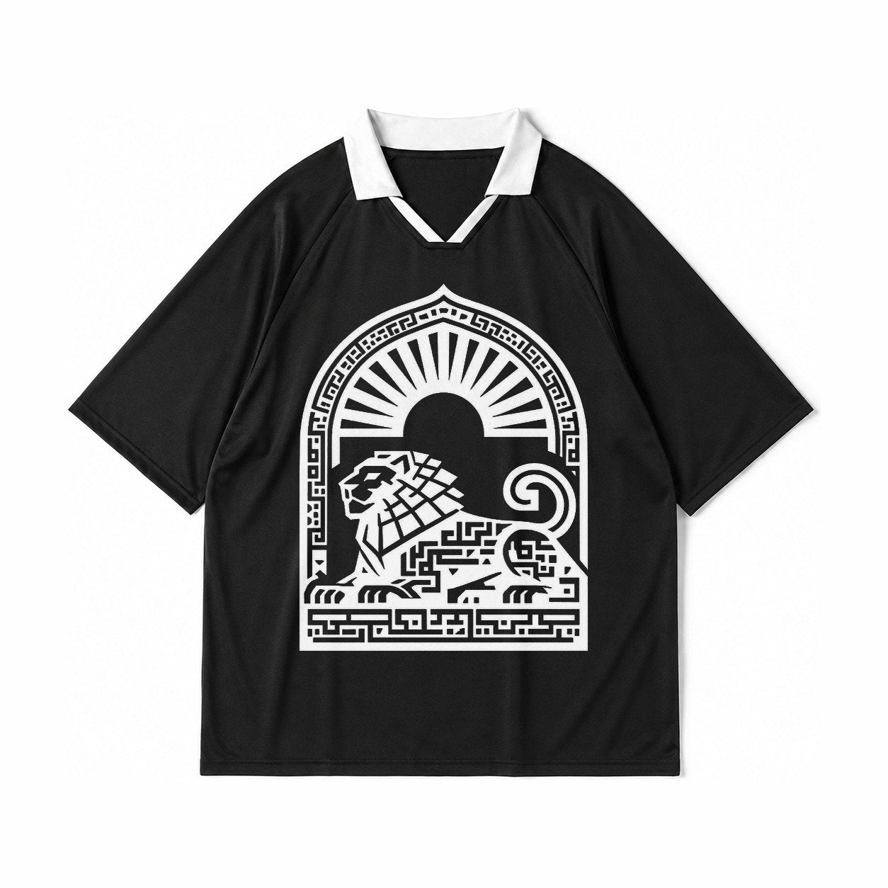 Persian Lion Arch Collar Jersey – Black