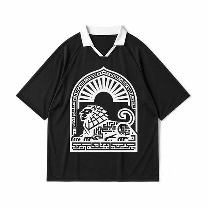 Persian Lion Arch Collar Jersey – Black