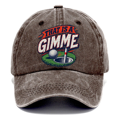 Thats A Gimme Golf Life Classic Cap – Brown