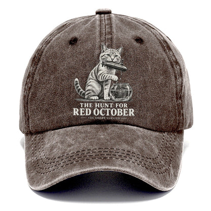 The Hunt For Red October Short Version Cats Classic Cap – Brown