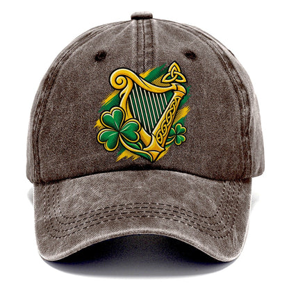 Ireland Pop Art Emblem Classic Cap – Brown