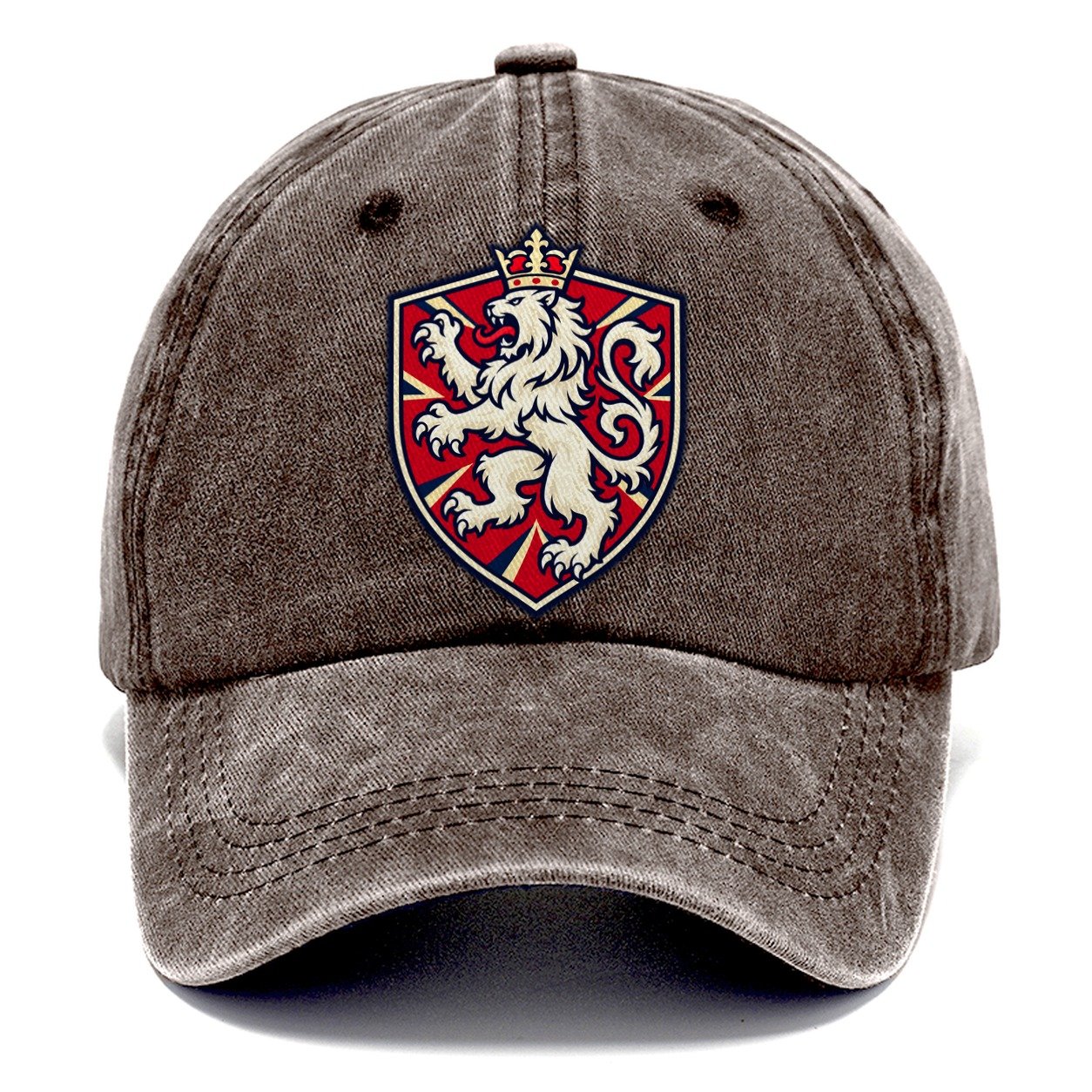 United Kingdom Minimal Emblem Country Logos Classic Cap – Brown