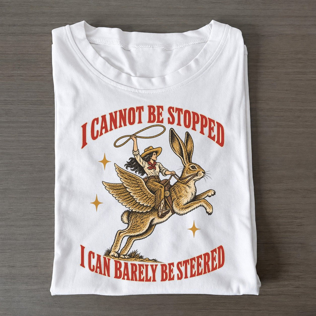 I Can Barely Be Steered Unhinged Affirmations Classic T-shirt – White