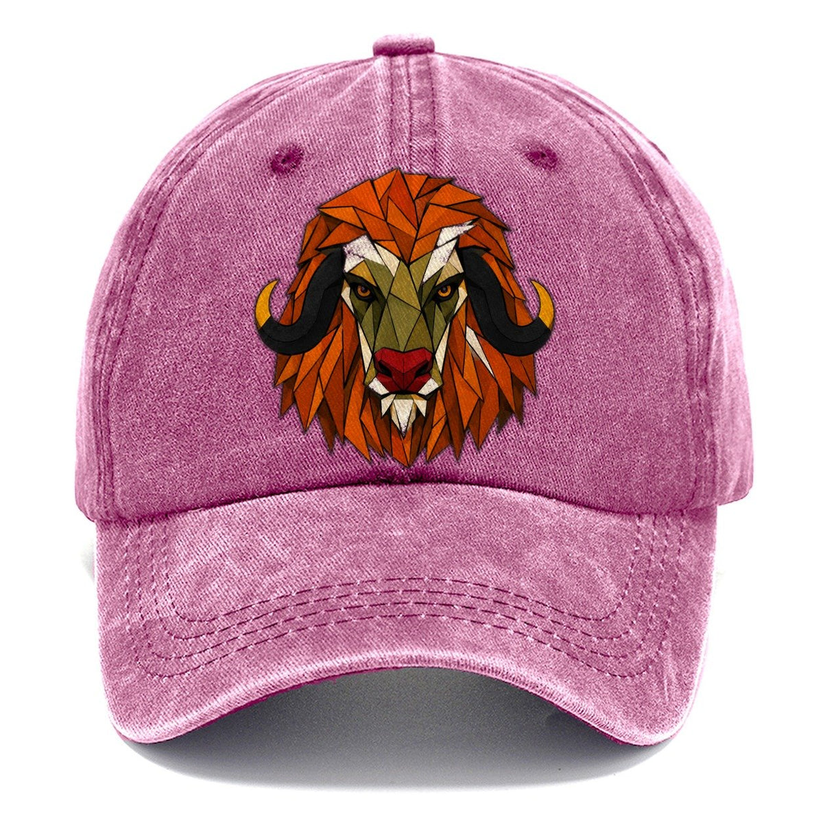 Musk Ox Frontal Portrait Classic Cap – Dusty Rose