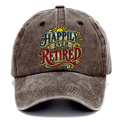 Happily Ever Retired Retired Living Classic Cap – Brown