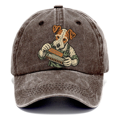 Terrier Harmonica Maker Sundown Familiars Classic Cap – Brown