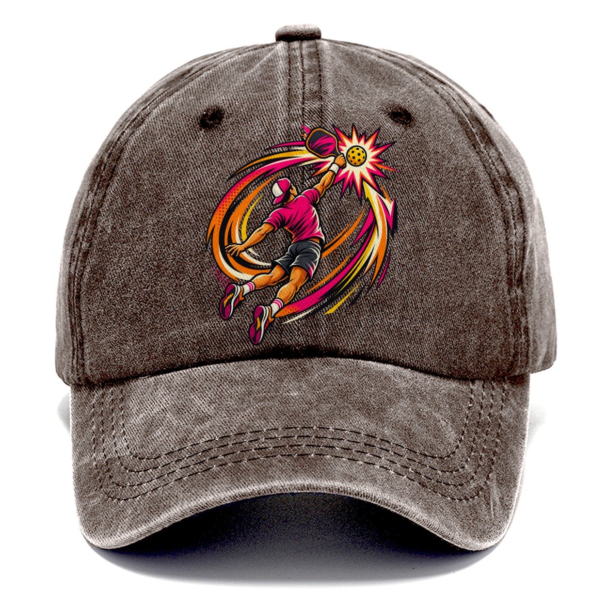 Overhead Smash Pickleball Life Classic Cap – Brown