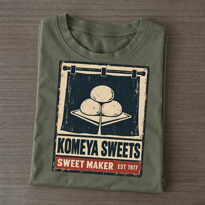 Komeya Sweet Shop Noren Trade Co Classic T-shirt – Army Green