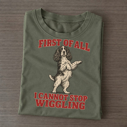 English Springer Spaniel Dog Declarations Classic T-shirt – Army Green