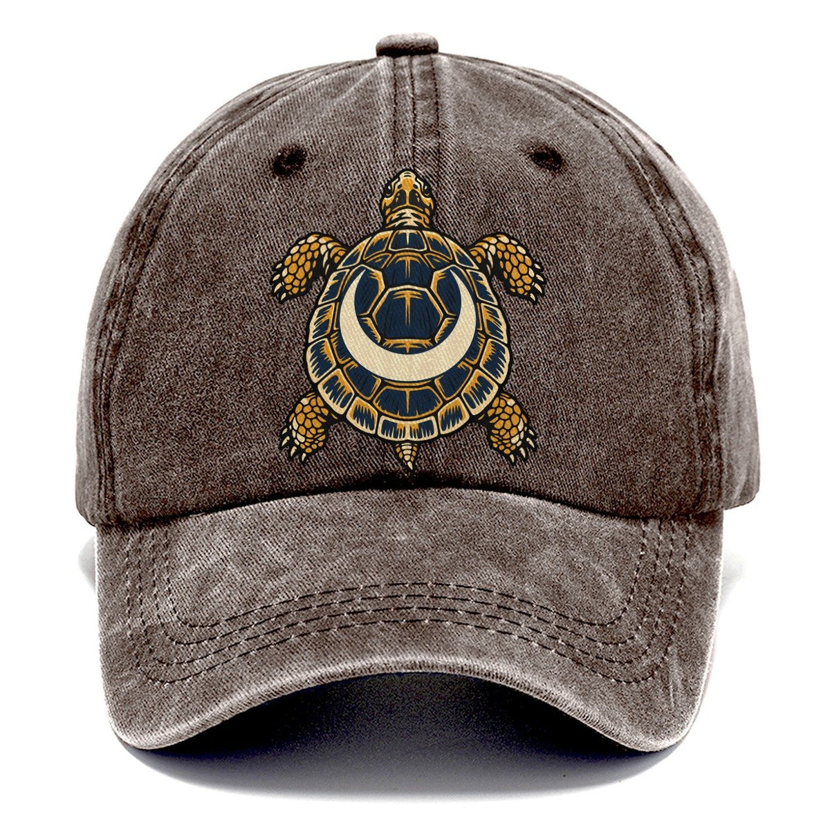 Desert Tortoise Moon Shell Sundown Familiars Classic Cap – Brown