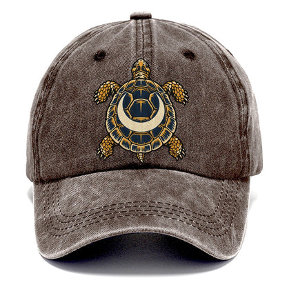 Desert Tortoise Moon Shell Sundown Familiars Classic Cap – Brown