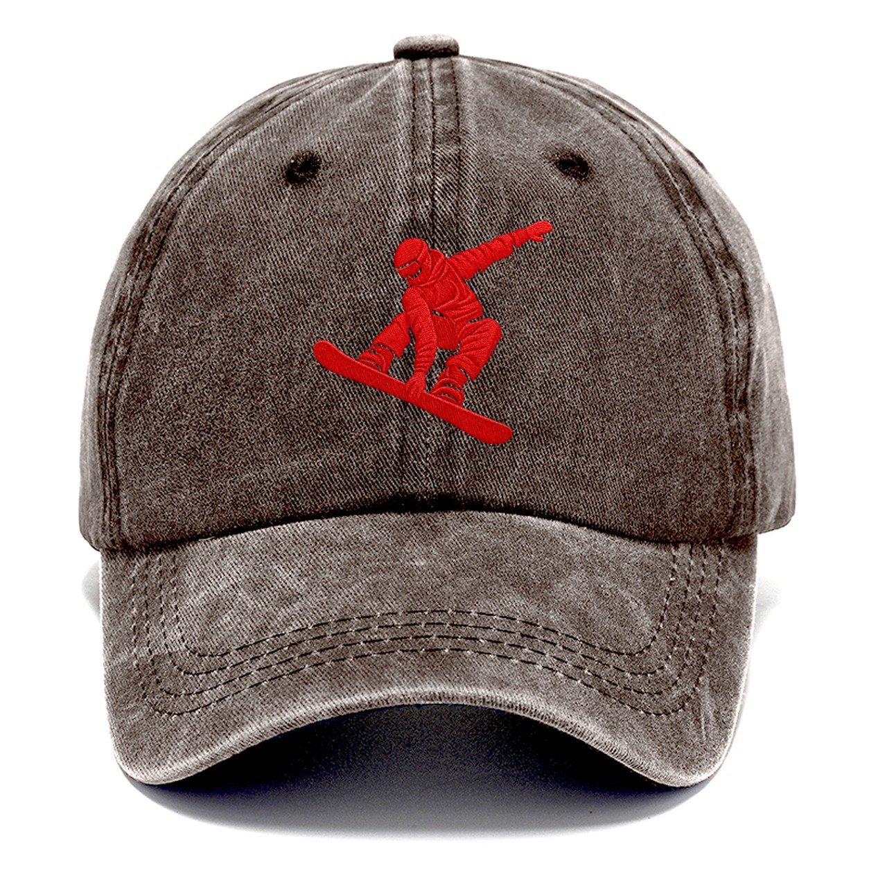 Snowboard Mute Grab Micro Motion Mark Classic Cap – Brown