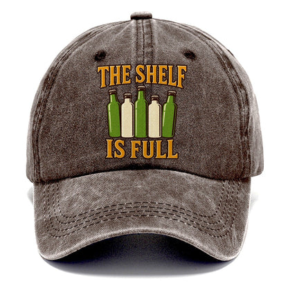 The Shelf Is Full Homebrewing Classic Cap – Brown