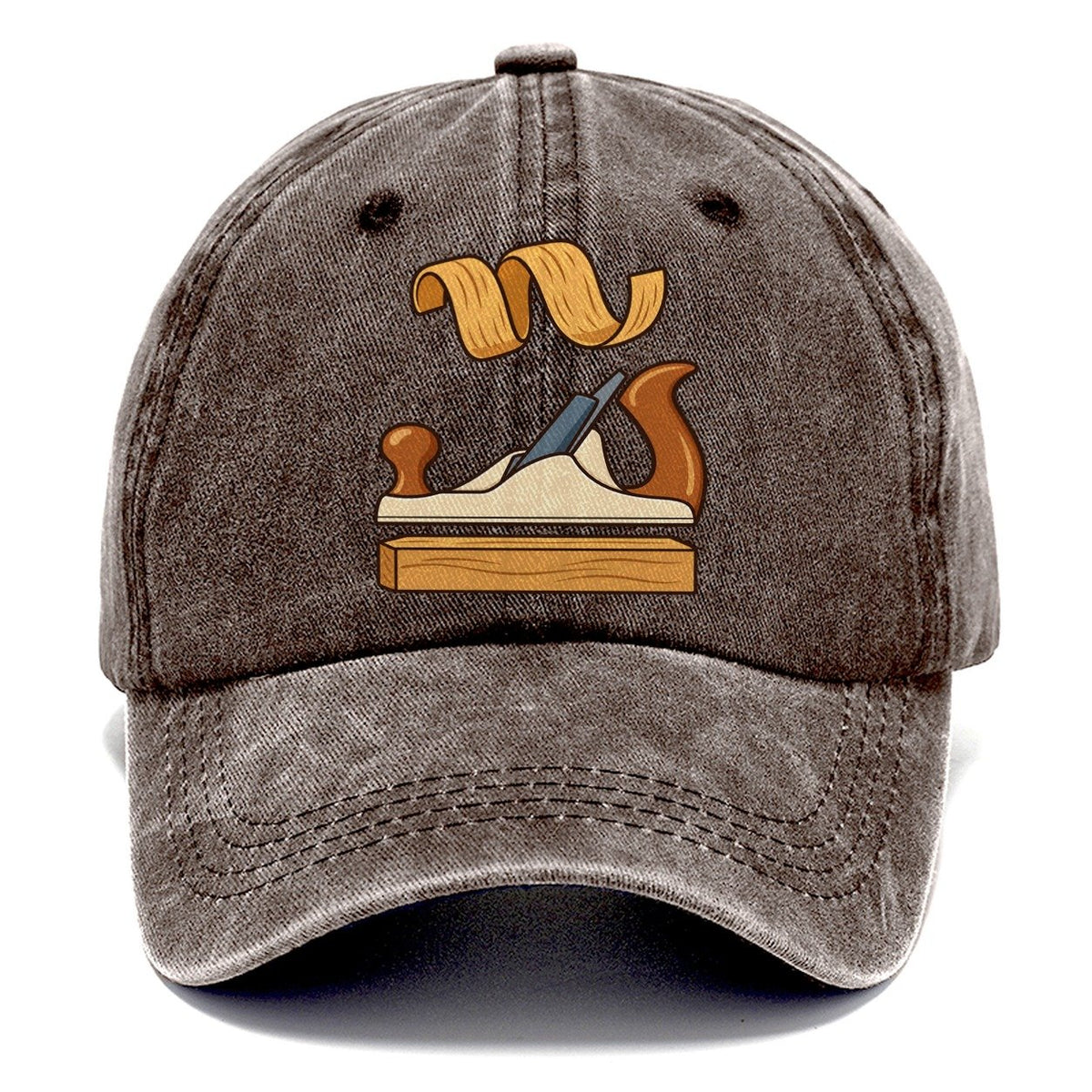 Bench Plane Profile Woodworking Classic Cap – Brown