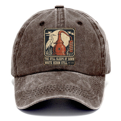White Heron Still Izakaya Rules Classic Cap – Brown