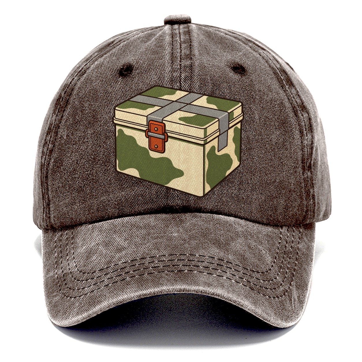 Wrapped And Taped Box Geocaching Classic Cap – Brown