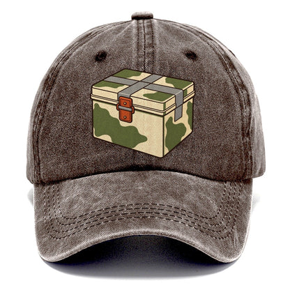 Wrapped And Taped Box Geocaching Classic Cap – Brown
