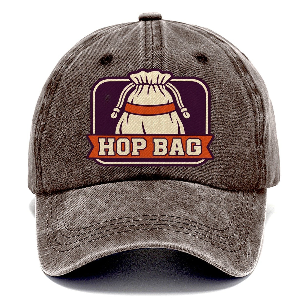 Hop Bag Badge Classic Cap – Brown