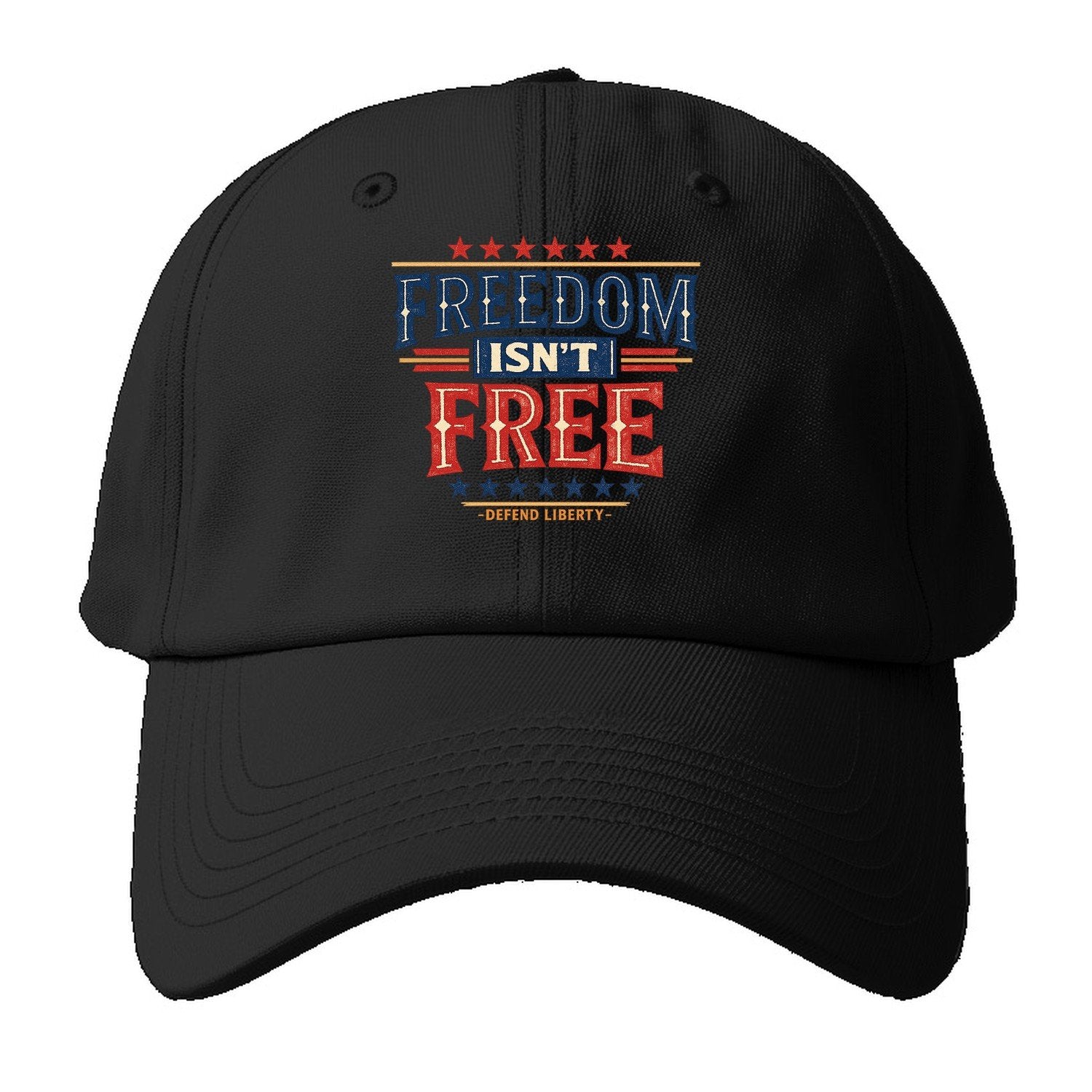 Freedom Isnt Free Baseball Cap – Black