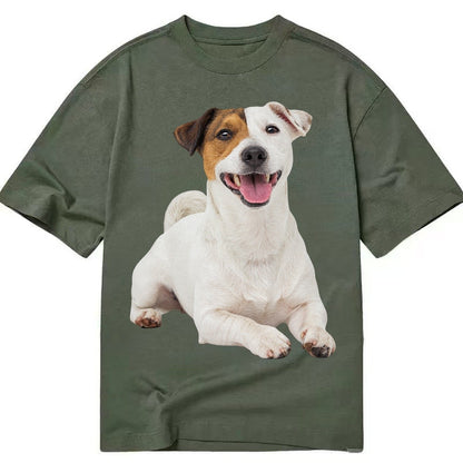 Jack Russell Terrier Dog Classic T-shirt – Army Green