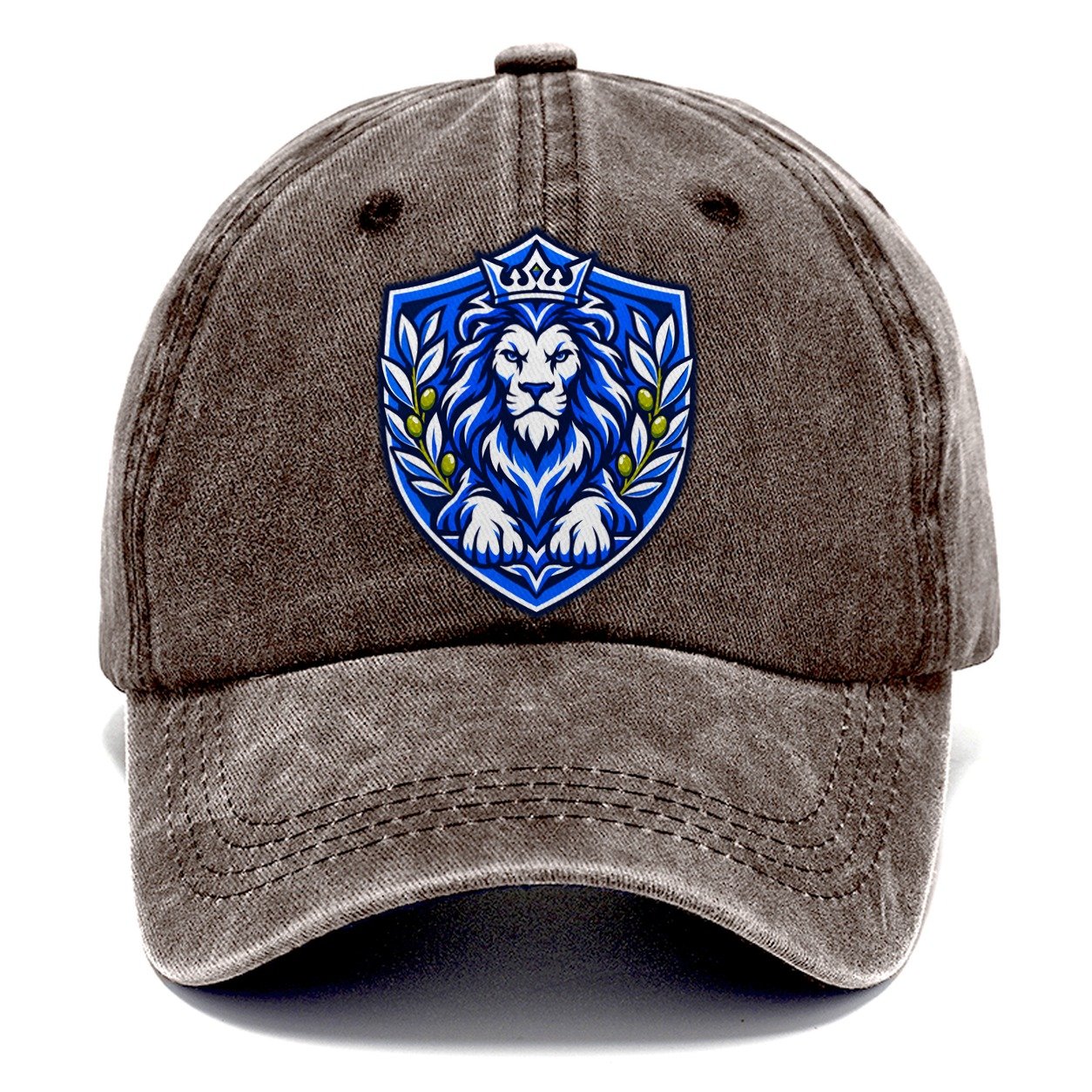 Israel Minimal Emblem Country Logos Classic Cap – Brown