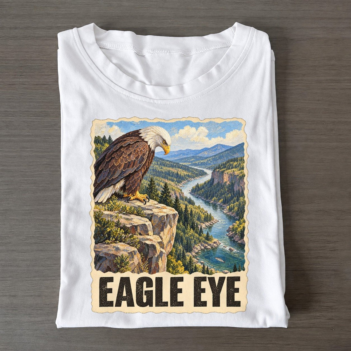 Eagle Eagle Eye Animal Puns Vol. 2 Classic T-shirt – White