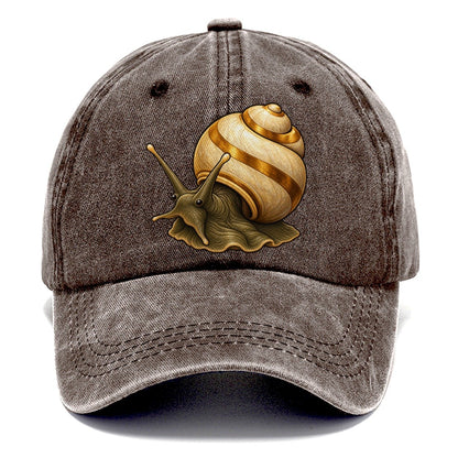 Mystery Snail Portrait Aquarium Keeping Classic Cap – Brown