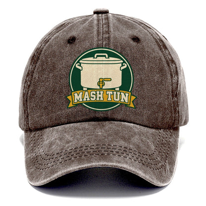 Mash Tun Plate Classic Cap – Brown