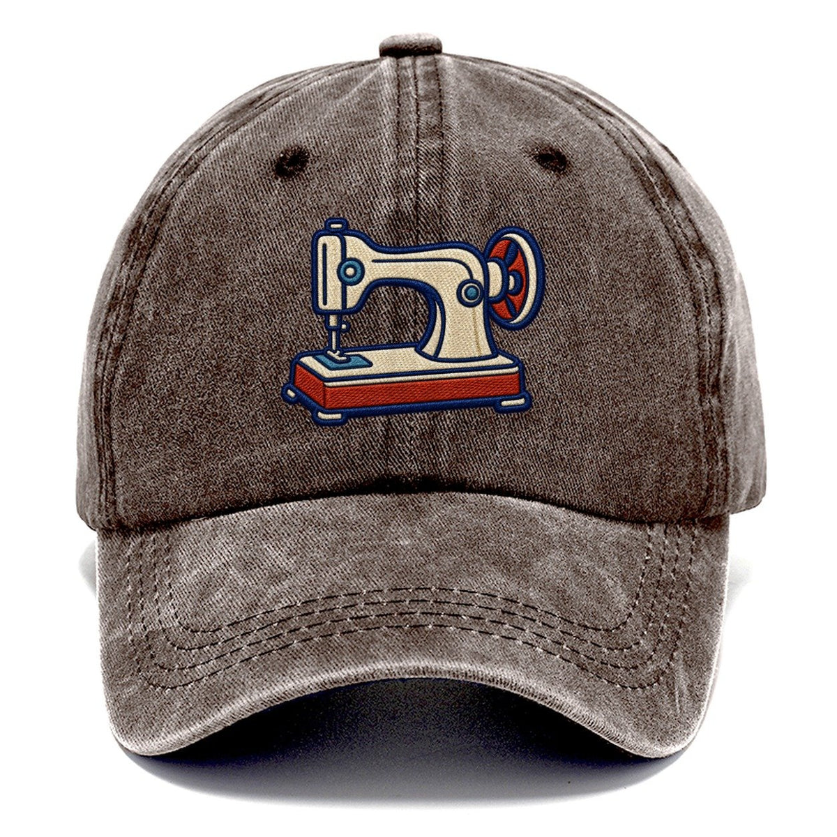 Sewing Machine Tiny Solo Marks Classic Cap – Brown