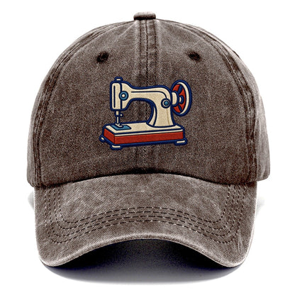 Sewing Machine Tiny Solo Marks Classic Cap – Brown