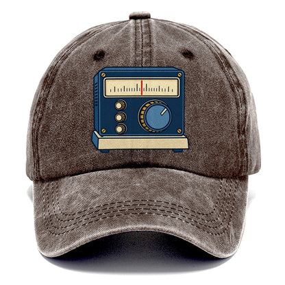 Transceiver Front Panel Amateur Radio Classic Cap – Brown