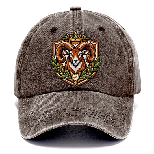 Cyprus Heraldic Crest Country Logos Classic Cap – Brown