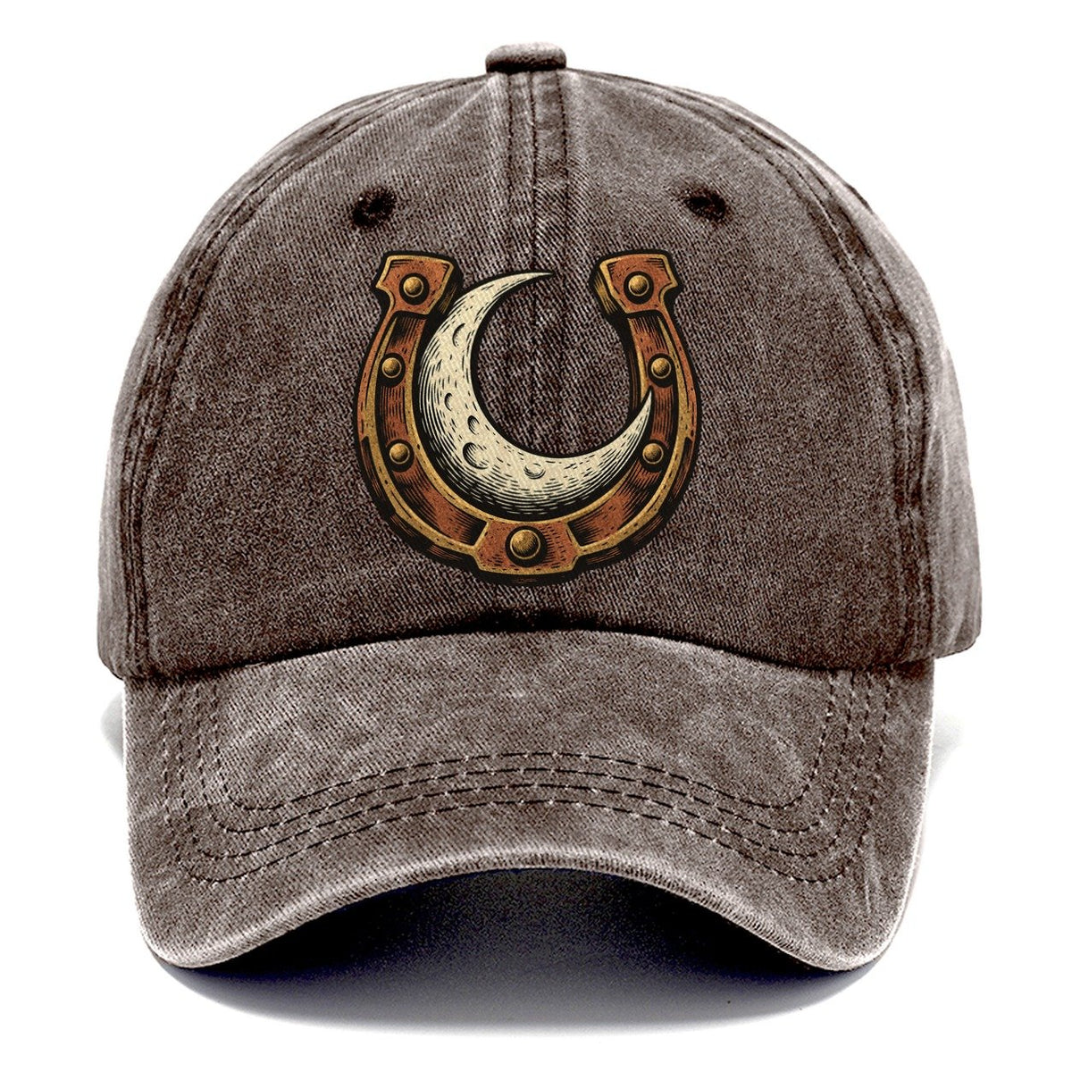 Moon Horseshoe Sundown Familiars Classic Cap – Brown