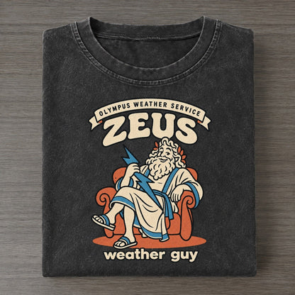 Zeus Olympus Gift Shop Vintage T-shirt – Black