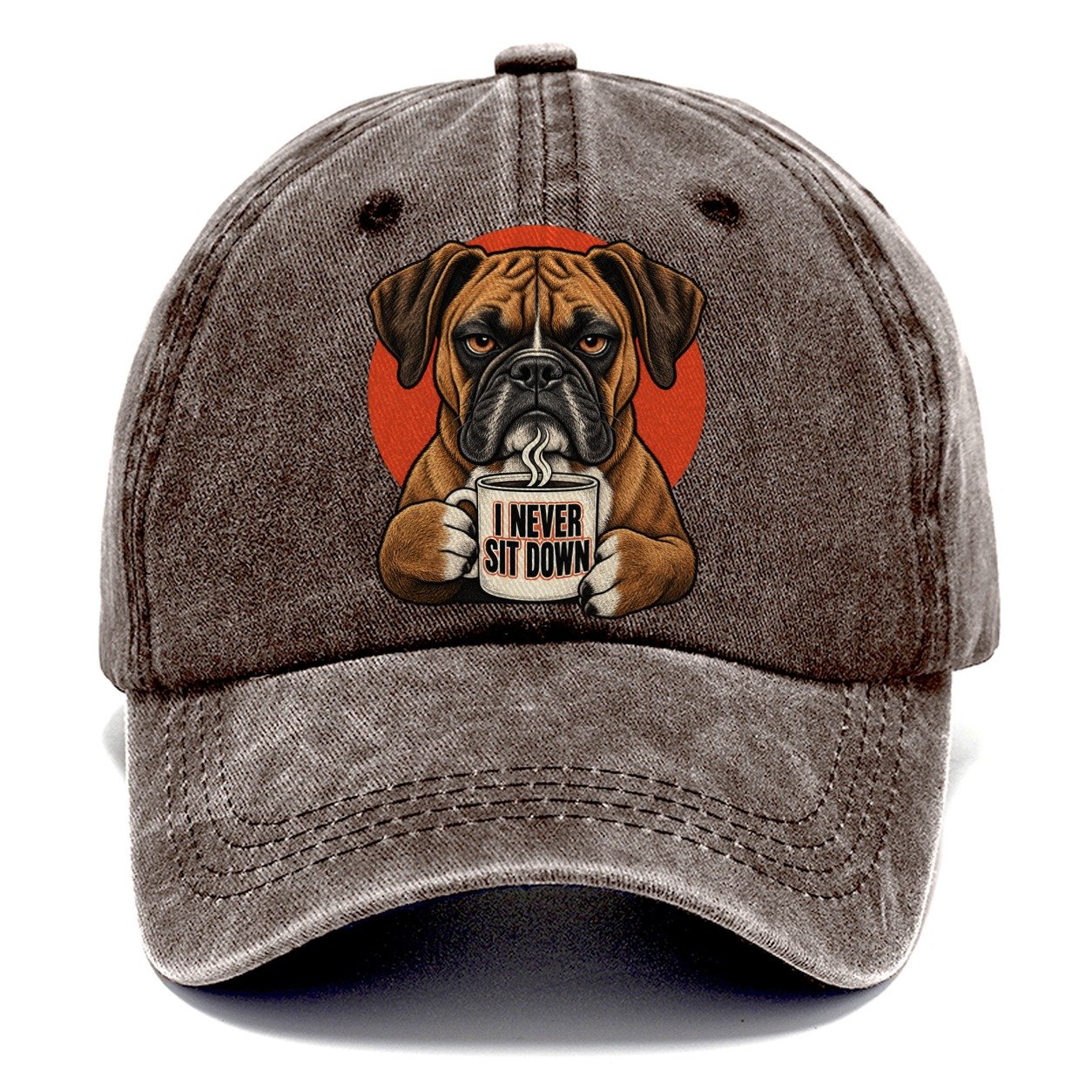 Boxer Mug Truths Dog Mug Truths Classic Cap – Brown